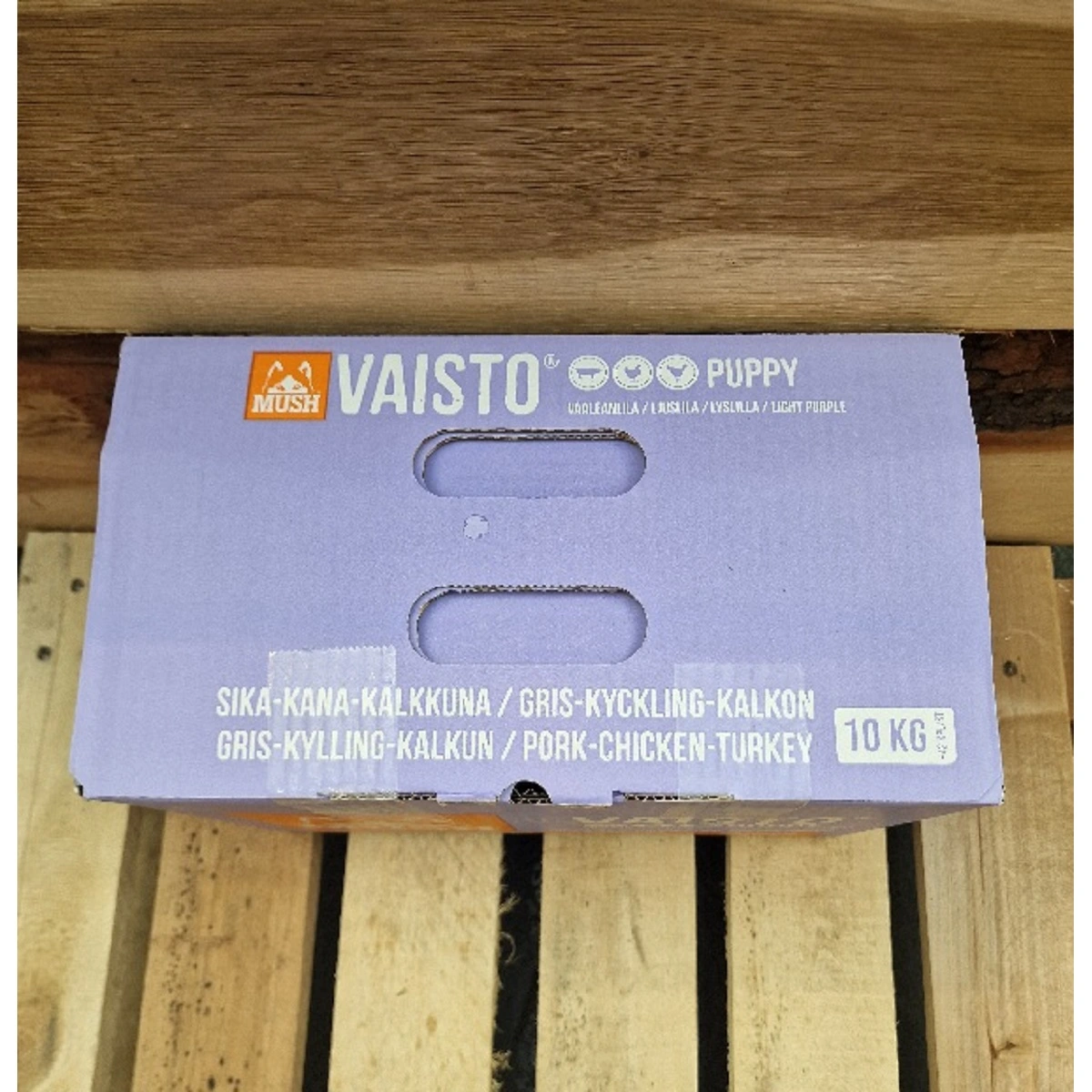MUSH Vaisto Puppy lyslilla gris kalkun kylling 10 kg til hvalpe